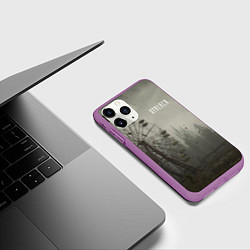 Чехол iPhone 11 Pro матовый STALKER Колесо Обозрения, цвет: 3D-фиолетовый — фото 2