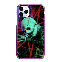 Чехол iPhone 11 Pro матовый Slipknot-Corey Taylor, цвет: 3D-фиолетовый