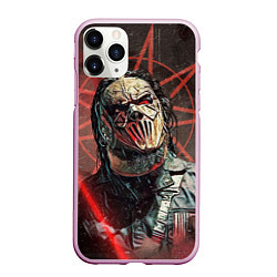 Чехол iPhone 11 Pro матовый Mick Thomson-Slipknot, цвет: 3D-розовый