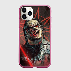 Чехол iPhone 11 Pro матовый Mick Thomson-Slipknot, цвет: 3D-малиновый