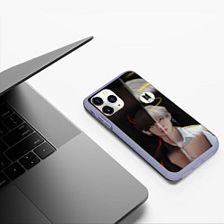 Чехол iPhone 11 Pro матовый BTS Kim Taehyung, цвет: 3D-светло-сиреневый — фото 2