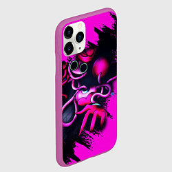 Чехол iPhone 11 Pro матовый Мамочка длинные ноги - Поппи Плейтайм, цвет: 3D-фиолетовый — фото 2