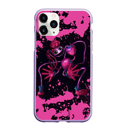 Чехол iPhone 11 Pro матовый Poppy Playtime pink - Мамочка длинные ноги, цвет: 3D-светло-сиреневый