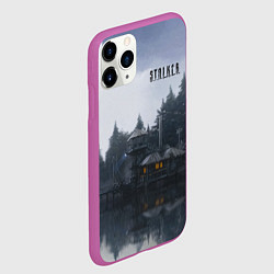 Чехол iPhone 11 Pro матовый STALKER Причал, цвет: 3D-фиолетовый — фото 2