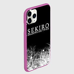 Чехол iPhone 11 Pro матовый Sekiro арт, цвет: 3D-фиолетовый — фото 2