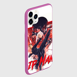 Чехол iPhone 11 Pro матовый Ип Ман - Ip Man, цвет: 3D-фиолетовый — фото 2