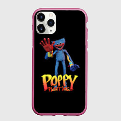 Чехол iPhone 11 Pro матовый Поппи Плейтайм Хагги Вагги, цвет: 3D-малиновый