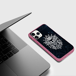 Чехол iPhone 11 Pro матовый HOLLOW KNIGHT - Grimm, цвет: 3D-малиновый — фото 2
