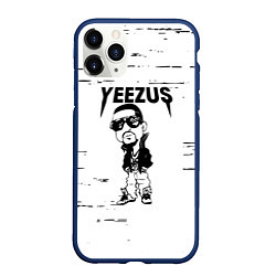 Чехол iPhone 11 Pro матовый Kanye west - yeezus, цвет: 3D-тёмно-синий