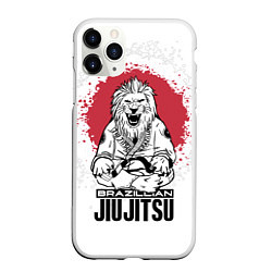 Чехол iPhone 11 Pro матовый Jiu Jitsu red sun