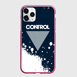 Чехол iPhone 11 Pro матовый Control Краска, цвет: 3D-малиновый