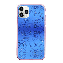 Чехол iPhone 11 Pro матовый Капли воды - текстура