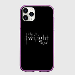 Чехол iPhone 11 Pro матовый The twilight saga, цвет: 3D-фиолетовый