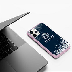 Чехол iPhone 11 Pro матовый Him - Краска, цвет: 3D-розовый — фото 2