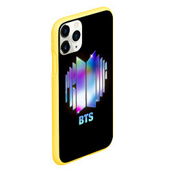 Чехол iPhone 11 Pro матовый BTS gradient logo, цвет: 3D-желтый — фото 2