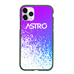 Чехол iPhone 11 Pro матовый Astro neon, цвет: 3D-темно-зеленый