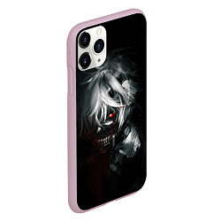 Чехол iPhone 11 Pro матовый Токийский Гуль- Канеки, цвет: 3D-розовый — фото 2
