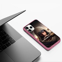 Чехол iPhone 11 Pro матовый Басим, цвет: 3D-малиновый — фото 2