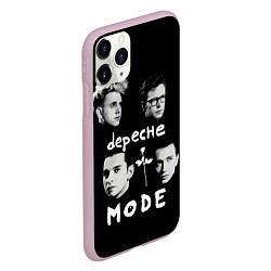 Чехол iPhone 11 Pro матовый Depeche Mode portrait, цвет: 3D-розовый — фото 2