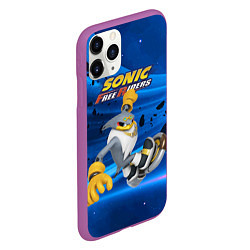 Чехол iPhone 11 Pro матовый Albatross - Sonic Free Riders - Video game, цвет: 3D-фиолетовый — фото 2