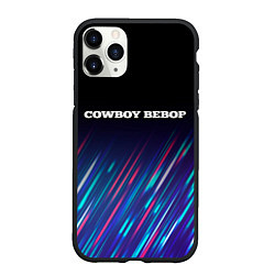 Чехол iPhone 11 Pro матовый Cowboy Bebop stream, цвет: 3D-черный