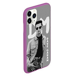 Чехол iPhone 11 Pro матовый Dave Gahan - Depeche Mode, цвет: 3D-фиолетовый — фото 2