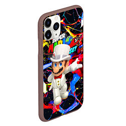 Чехол iPhone 11 Pro матовый Super Mario Odyssey - Nintendo - видеоигра, цвет: 3D-коричневый — фото 2