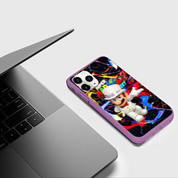 Чехол iPhone 11 Pro матовый Super Mario Odyssey - Nintendo - видеоигра, цвет: 3D-фиолетовый — фото 2