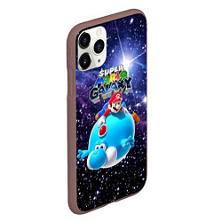 Чехол iPhone 11 Pro матовый Super Mario Galaxy - Nintendo, цвет: 3D-коричневый — фото 2