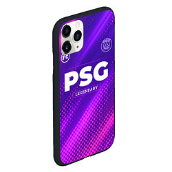 Чехол iPhone 11 Pro матовый PSG legendary sport grunge, цвет: 3D-черный — фото 2