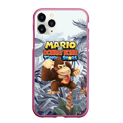 Чехол iPhone 11 Pro матовый Mario Donkey Kong - Nintendo - Gorilla, цвет: 3D-малиновый