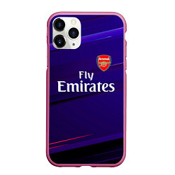 Чехол iPhone 11 Pro матовый Arsenal Абстракция, цвет: 3D-малиновый