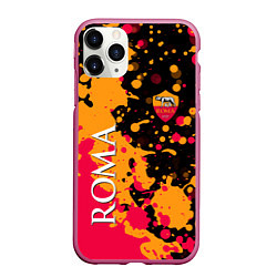 Чехол iPhone 11 Pro матовый Roma Краска, цвет: 3D-малиновый