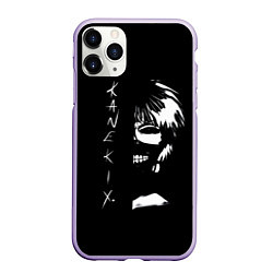 Чехол iPhone 11 Pro матовый Tokyo Ghoul Kaneki Ken - anime, цвет: 3D-светло-сиреневый