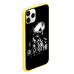 Чехол iPhone 11 Pro матовый Kaneki Ken: Tokyo Ghoul, цвет: 3D-желтый — фото 2