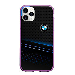 Чехол iPhone 11 Pro матовый Bmw abstraction, цвет: 3D-фиолетовый