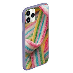 Чехол iPhone 11 Pro матовый Мармеладная лента, цвет: 3D-серый — фото 2