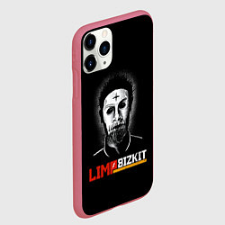 Чехол iPhone 11 Pro матовый Limp bizkit Wes Borland, цвет: 3D-малиновый — фото 2