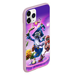 Чехол iPhone 11 Pro матовый Plants vs Zombies - characters, цвет: 3D-розовый — фото 2