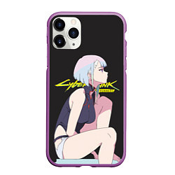 Чехол iPhone 11 Pro матовый Sweet Lucy, цвет: 3D-фиолетовый