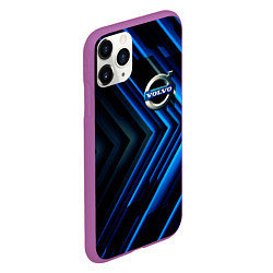 Чехол iPhone 11 Pro матовый Volvo строгий стиль, цвет: 3D-фиолетовый — фото 2