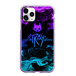 Чехол iPhone 11 Pro матовый Stray fire, цвет: 3D-светло-сиреневый