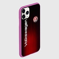 Чехол iPhone 11 Pro матовый Volkswagen art, цвет: 3D-фиолетовый — фото 2