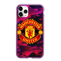 Чехол iPhone 11 Pro матовый Manchester United