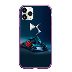 Чехол iPhone 11 Pro матовый Citroen DS Spirit Concept, цвет: 3D-фиолетовый