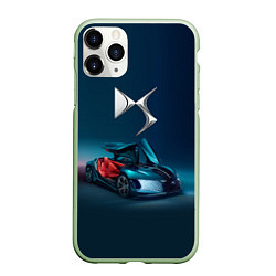 Чехол iPhone 11 Pro матовый Citroen DS Spirit Concept, цвет: 3D-салатовый