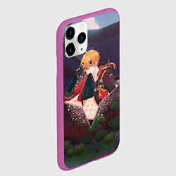 Чехол iPhone 11 Pro матовый Тома в примогеме, цвет: 3D-фиолетовый — фото 2