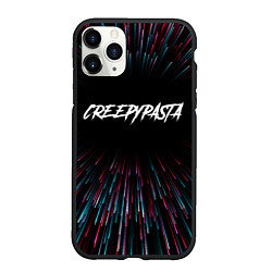 Чехол iPhone 11 Pro матовый CreepyPasta infinity, цвет: 3D-черный