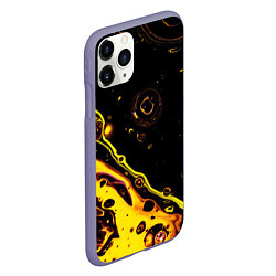 Чехол iPhone 11 Pro матовый Золотая вода, цвет: 3D-серый — фото 2