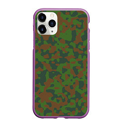 Чехол iPhone 11 Pro матовый Камуфляж WW2 Soviet, цвет: 3D-фиолетовый
